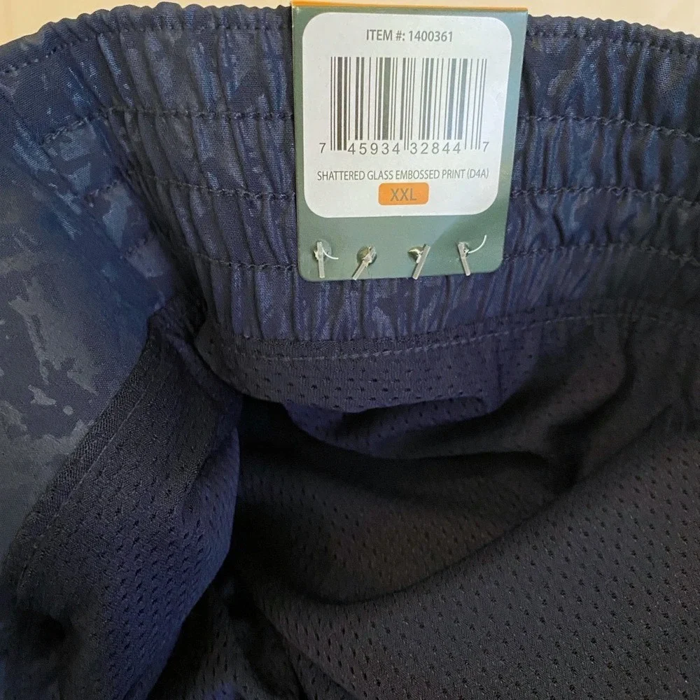 🆕 ORVIS Blue Shattered Glass Embossed Print Pickleball Pull-On Travel Skort XXL